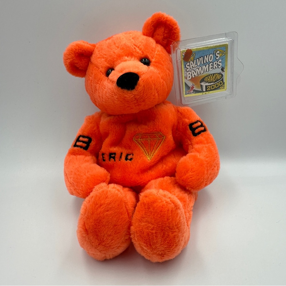 Eric Lindros NHL Salvinos Bammers 2000
Dimond 88 Beanie Bear Philadelphia Flyers
